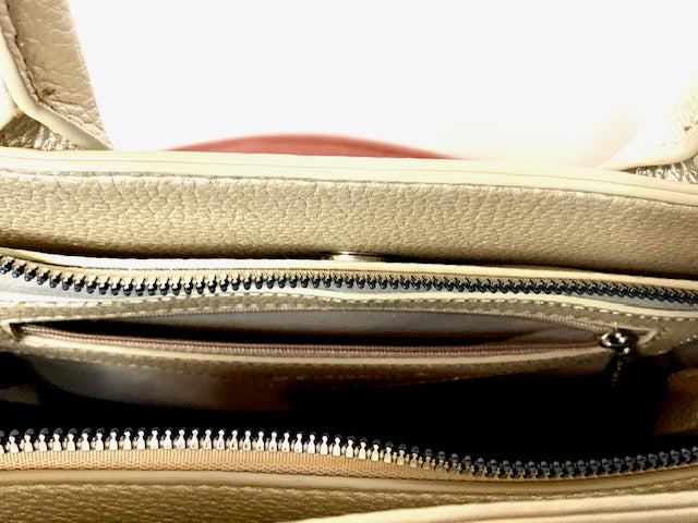 Luxe goudkleurige Sparkle handtas met hondenbedel