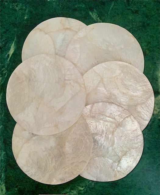 Sparkle Style Parelmoer Onderzetters