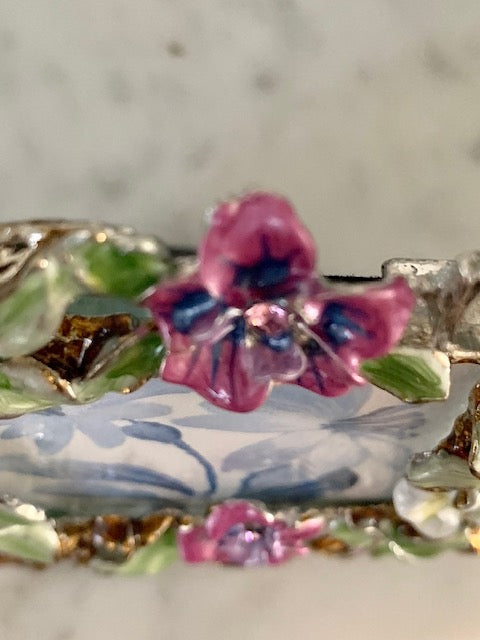 Sparkle Style Fotolijst met prachtige Bloemen  en Vlinder