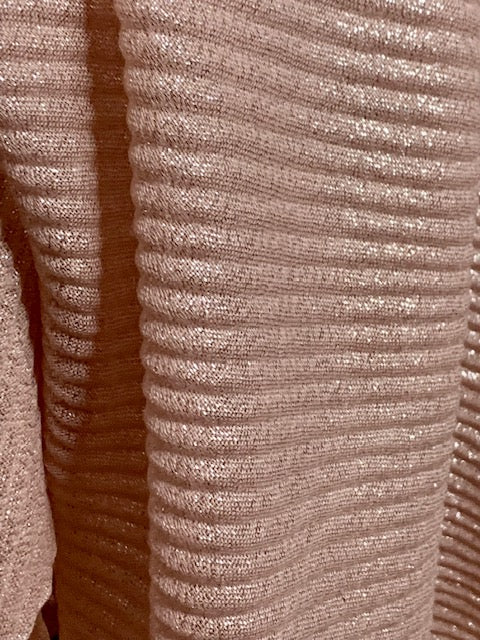 Sparkle Style Luxe Roze Plissé Sjaal