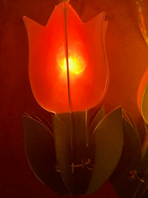 Sparkle Style  roze en geel tulpen lampjes Lichtslinger winter  Cadeau  op batterijen