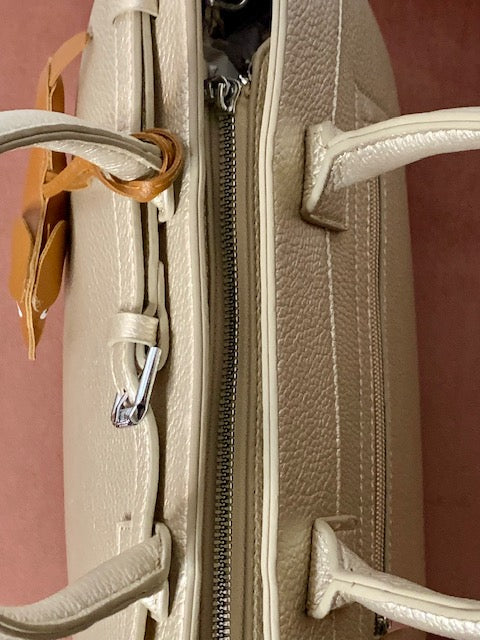 Luxe goudkleurige Sparkle handtas met hondenbedel