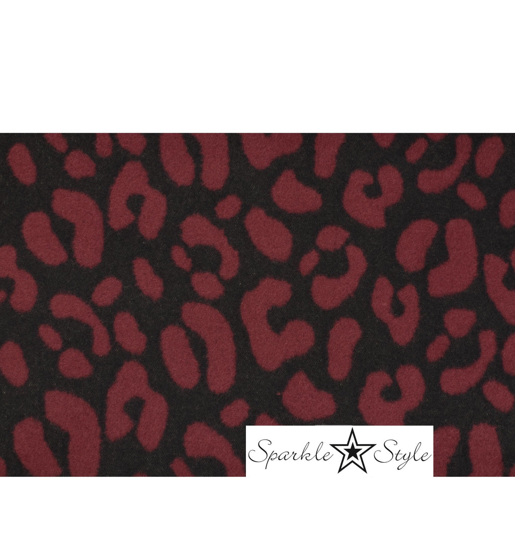 Sparkle Style Sjaal print  zwart rood